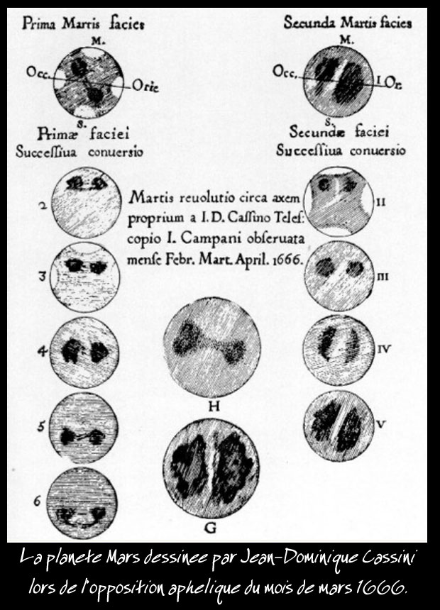 mars par Cassini