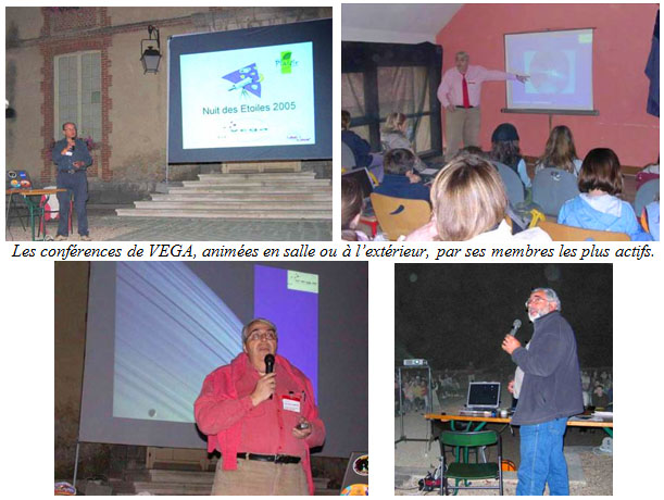 conférences VEGA Astronomie
