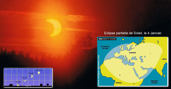 éclipse partielle 4 Janvier 2011