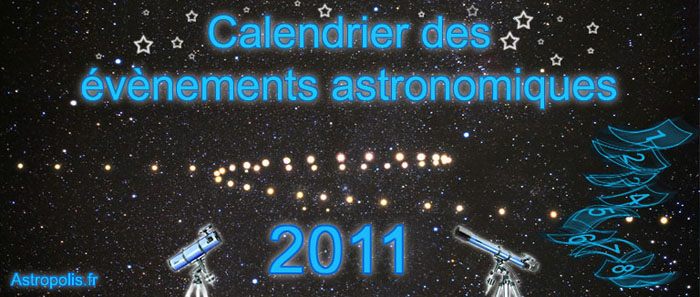 calendrer astronomique