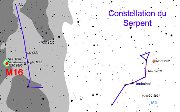 constellation du serpent