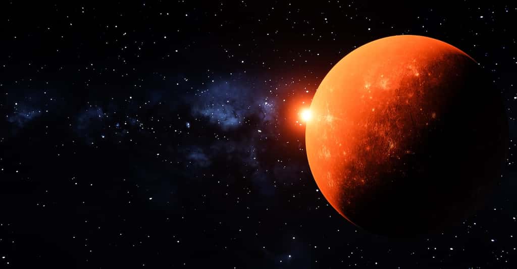 Des chercheurs de l’université de Harvard (États-Unis) estiment que Mars a pu être habitable un peu plus longtemps que ce qui est communément admis. © gareth, Adobe Stock Des chercheurs de l’université de Harvard (États-Unis) estiment que Mars a pu être habitable un peu plus longtemps que ce qui est communément admis. © gareth, Adobe Stock